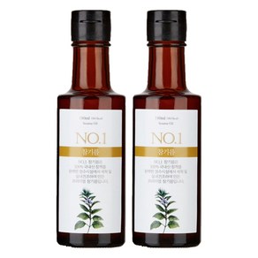 앤오일 국내산 참기름, 180ml, 2개