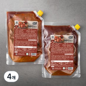 푸딩팩토리 소스팩토리 양념치킨소스, 1kg, 4개