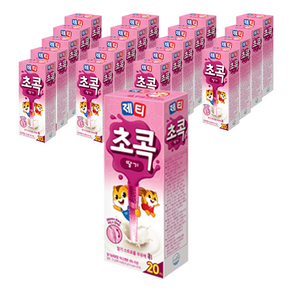 제티 초콕 딸기맛 스트로우, 3.6g, 20개입, 1개