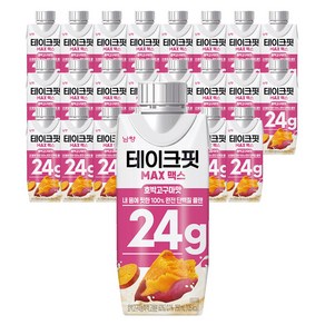 테이크핏 맥스 호박고구마맛 드링크믹스 RTD, 250ml, 24개