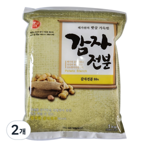 해가원 감자전분 98%, 1kg, 2개