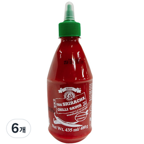 수리 타이 쓰리라차 칠리소스, 435ml, 6개