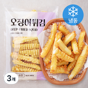 농우 오징어튀김 (냉동), 1kg, 3개