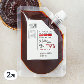 기순도전통장 현미 고추장, 230g, 2개