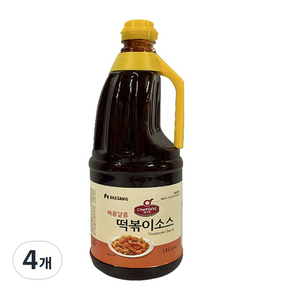 쉐프원 떡볶이소스, 1.8L, 4개