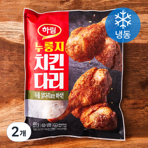 하림 누룽지 치킨다리 (냉동), 400g, 2개