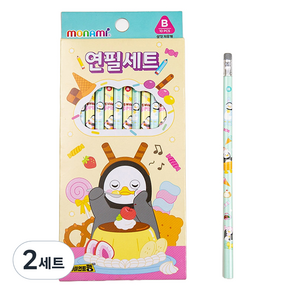 모나미 펭수 삼각지우개연필 B 10본입, 2개
