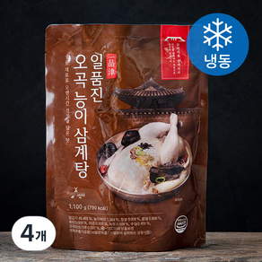 일품진 오곡 능이 삼계탕 (냉동), 1.1kg, 4개