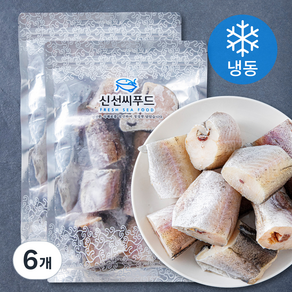 신선씨푸드 깔끔 절단코다리 (냉동), 500g, 6개