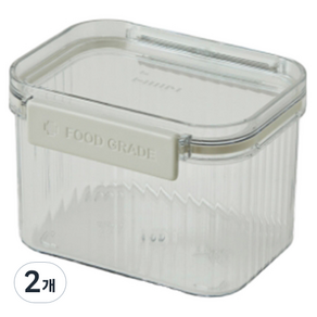한샘 클리어 푸드컨테이너 700ml, 2개, 단품