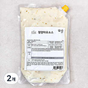 hcook 청양마요 소스, 2kg, 2개