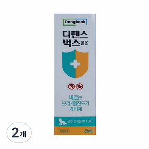 디펜스벅스 롤온, 65ml, 2개