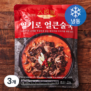 대식가 일키로 얼큰술국 (냉동), 1kg, 3개