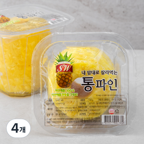 S&W 통파인 파인애플, 540g, 4개