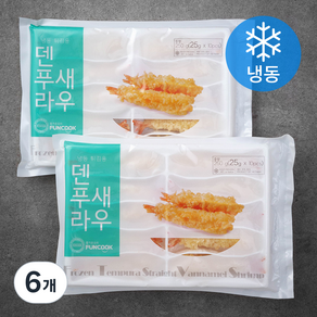 덴푸라 새우튀김 10ea (냉동), 250g, 6개