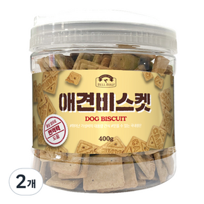 벨버드 애견 비스켓, 면역력, 400g, 2개