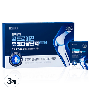 한미양행 콘드로이친 뮤코다당단백 플러스 180g, 3개, 180정