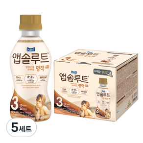 매일유업 앱솔루트 명작 2FL 액상 분유 3단계 240ml x 6입 + 니플 세트, 30개