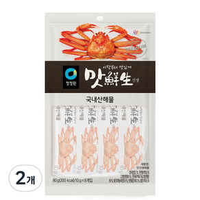 맛선생 해물 스틱, 80g, 2개