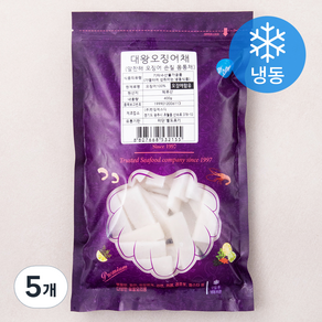 알찬해 오징어 손질 몸통채 (냉동), 5개, 400g