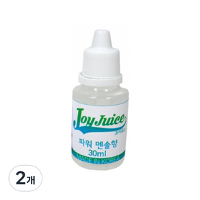 아로마조이 조이쥬스 슬라임 향료 30ml, 2개, 파워멘솔