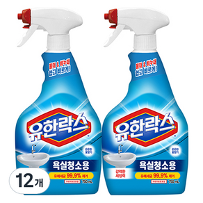 유한락스 욕실청소용 세정제, 750ml, 12개