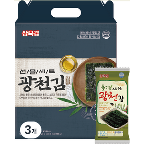 삼육김 광천김 선물세트 3호 12p