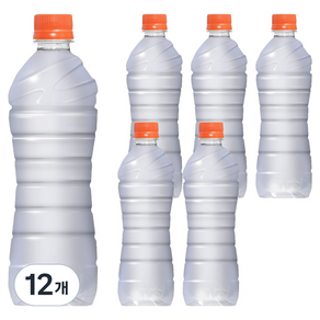 게토레이 제로 무라벨, 600ml, 12개