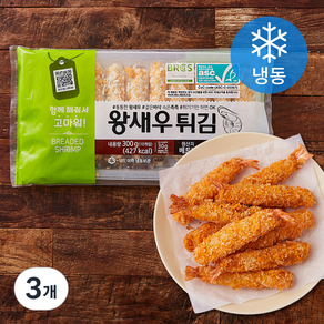 재호물산 왕새우튀김 (냉동), 300g, 3개