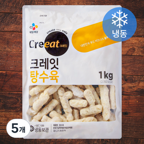 크레잇 탕수육 (냉동), 1kg, 5개
