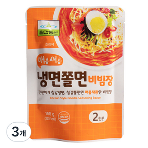 칠갑농산 냉면쫄면 비빔장, 150g, 3개