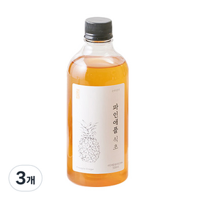 순희엄마 파인애플 식초, 500ml, 3개