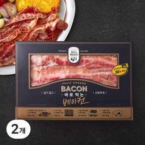 존쿡델리미트 바로먹는 베이컨, 70g, 2개