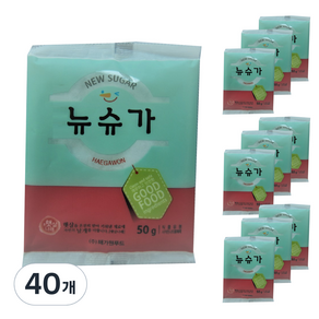 해가원푸드 햇살나래 뉴슈가, 50g, 40개