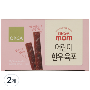 올가맘 어린이 한우 육포 25g x 4p