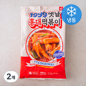 홍대 1999 떡볶이 (냉동), 426g, 2개