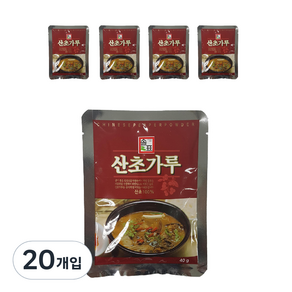 솔표 산초가루, 40g, 20개