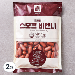 한성기업 쿡앤팜 스모크 비엔나, 1kg, 2개