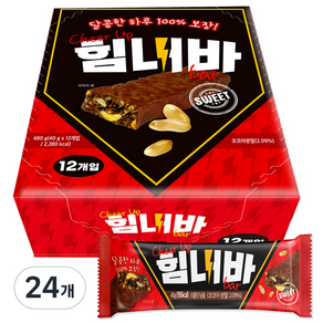 힘내바 초코 스니커즈, 40g, 24개