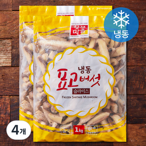 황보마을 표고버섯 슬라이스 (냉동), 4개, 1kg