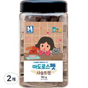 마도로스펫 반려동물 트릿, 90g, 2개, 사슴