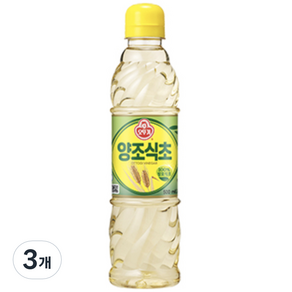 오뚜기 양조식초, 500ml, 3개