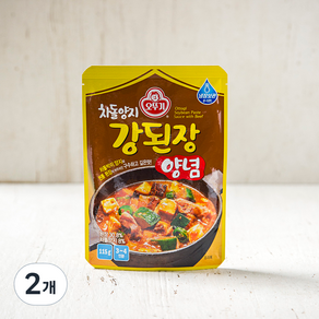 오뚜기 차돌양지 강된장양념, 115g, 2개