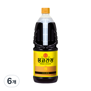 몽고간장 국간장, 1.8L, 6개