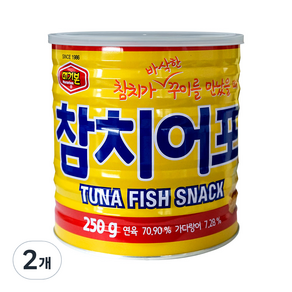 머거본 참치어포 스낵, 250g, 2개