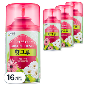 리빙굿 향그루 숲속향 방향제 본품, 280ml, 16개