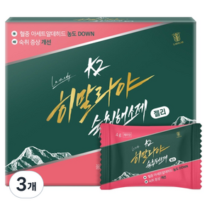 랩온랩 고농축 k2 히말라야 젤리형 숙취해소제 체리맛, 40g, 3개, 10정