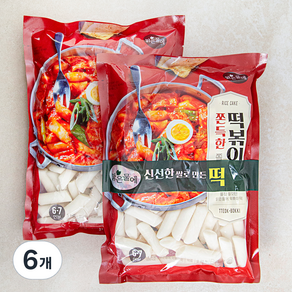 맑은물에 떡볶이떡, 1kg, 6개