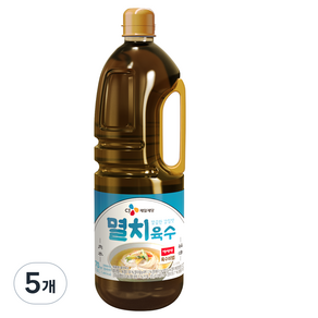 다시다 CJ제일제당 멸치육수, 5개, 1.8L