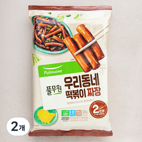 풀무원 우리동네 떡볶이 짜장 2인분